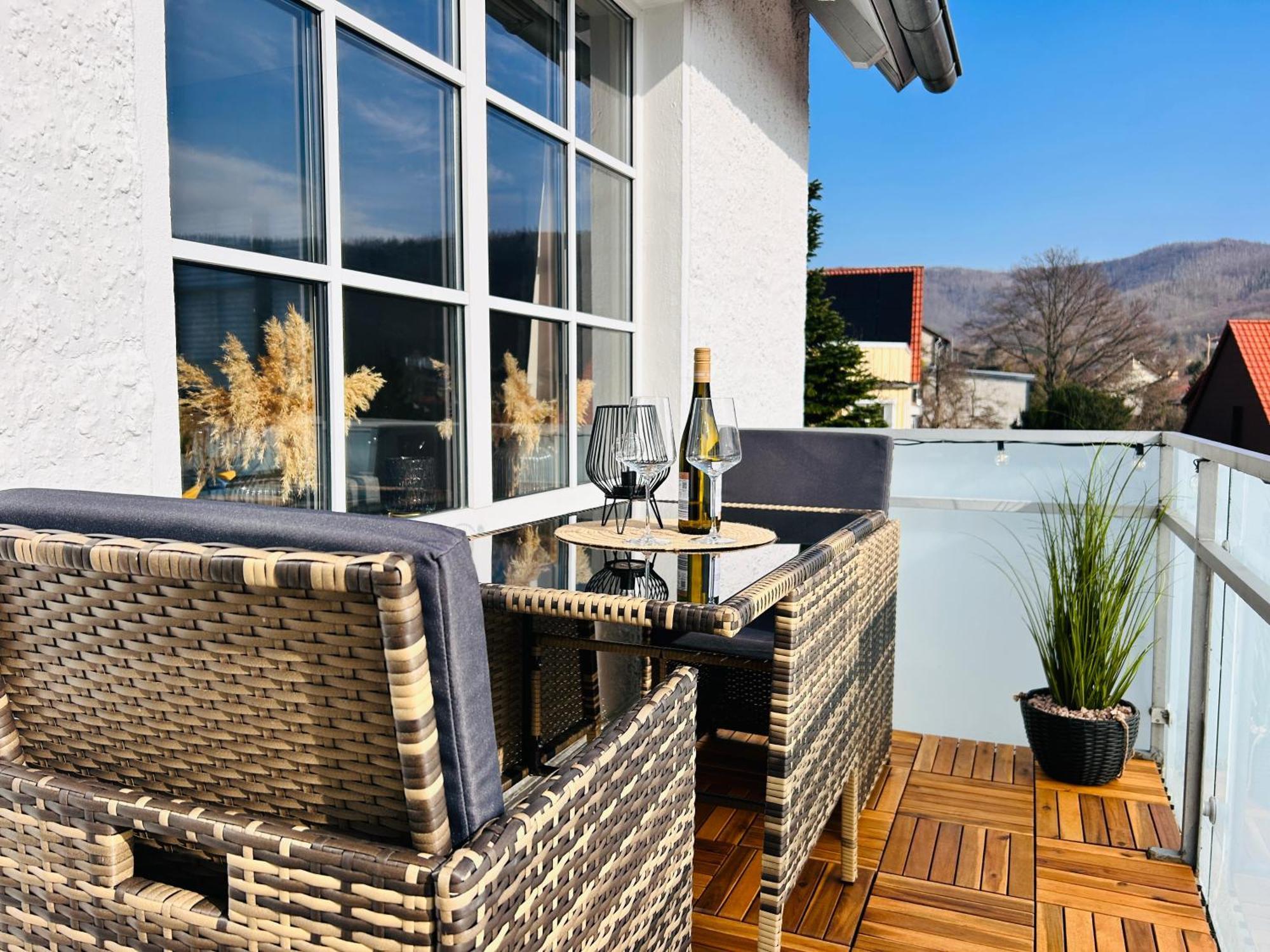 Harzburgliving Wohnung Goethe'S Ausblick 바트하르추부르크 외부 사진